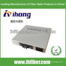 10/100 / 1000M SC SM Dual Fiber Optical Media Converter